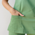 Likralı Hemşire Doktor Forma Fıstık Yeşili Unisex
