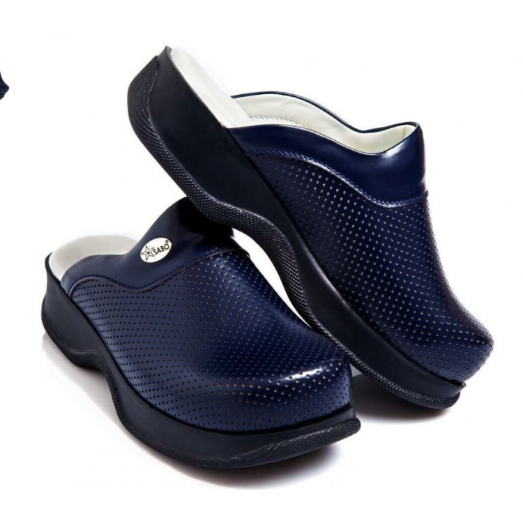 Klasik Taban Doktor Hemşire Hastane Aşçı Terliği 201 Lacivert