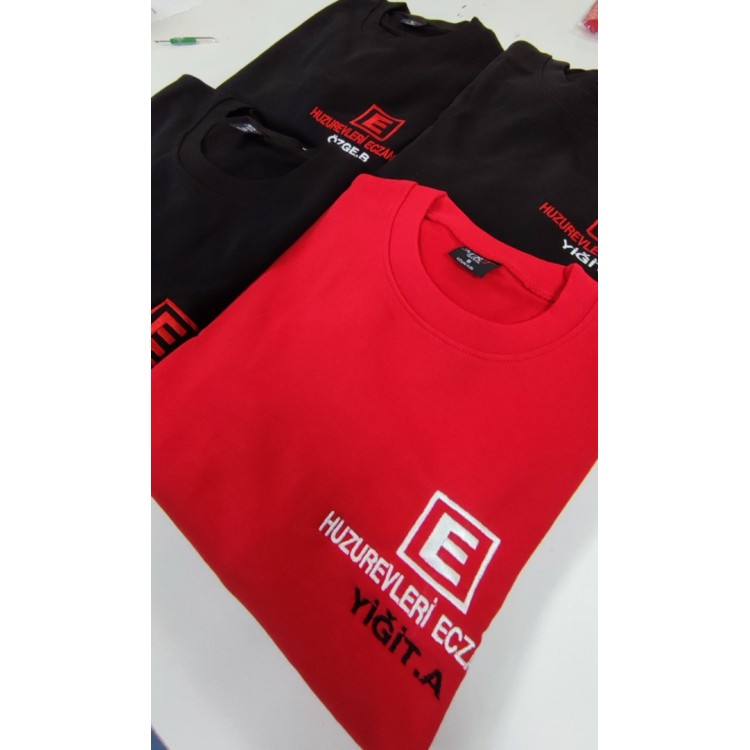 Eczacı Sweatshirt Kırmızı Unisex