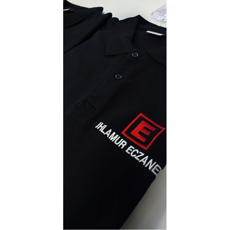 Eczacı T-shirt Siyah Uzun Kol Unisex