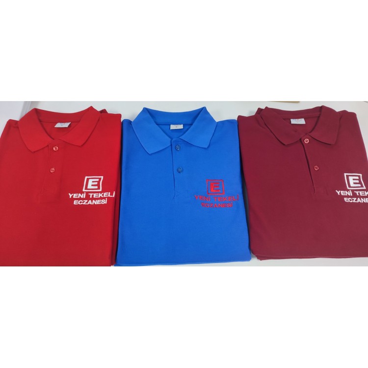 Eczacı T-shirt Mavi Uzun Kol Unisex