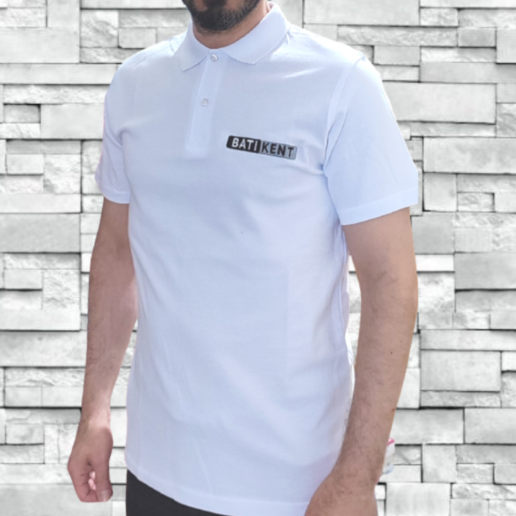 Polo Yaka T-shirt Beyaz