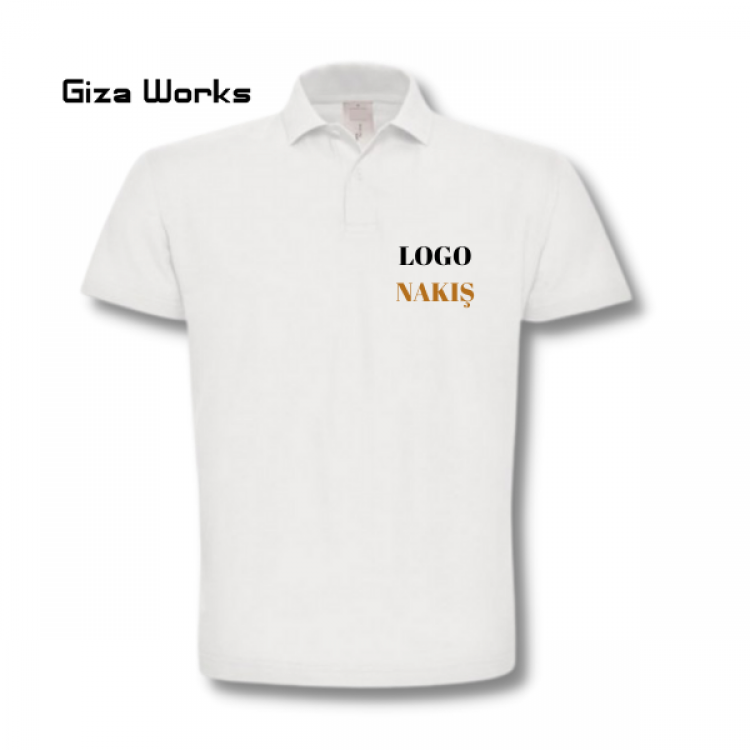 Polo Yaka T-shirt Beyaz
