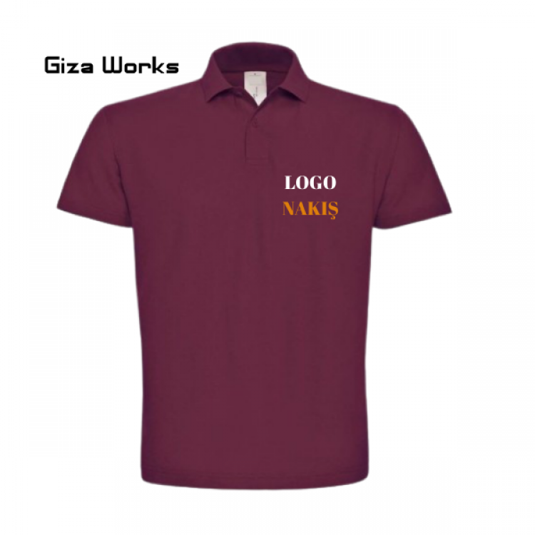 Polo Yaka T-shirt Bordo