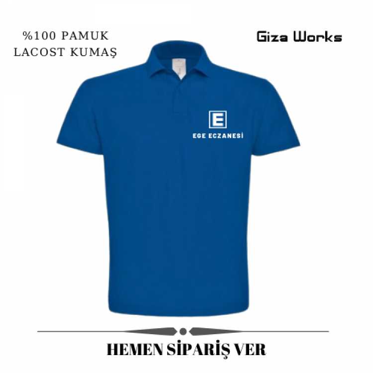 Eczacı T-shirt Saks Mavi Unisex