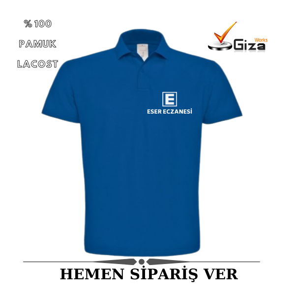 Eczacı T-shirt Saks Mavi Unisex