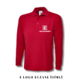 Eczacı T-shirt Kırmızı Uzun Kol Unisex Eczacı T-shirt Kırmızı Uzun Kol Unisex