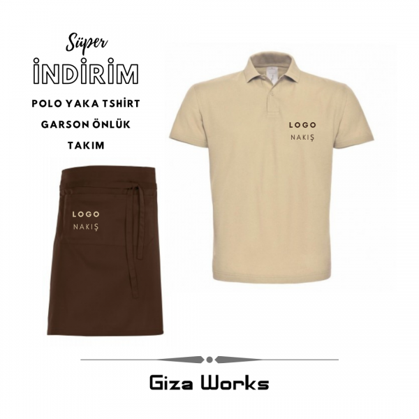 Garson Önlük T-shirt Takım GRS21