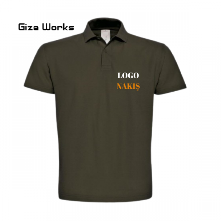 Polo Yaka T-shirt Haki Polo Yaka T-shirt Haki