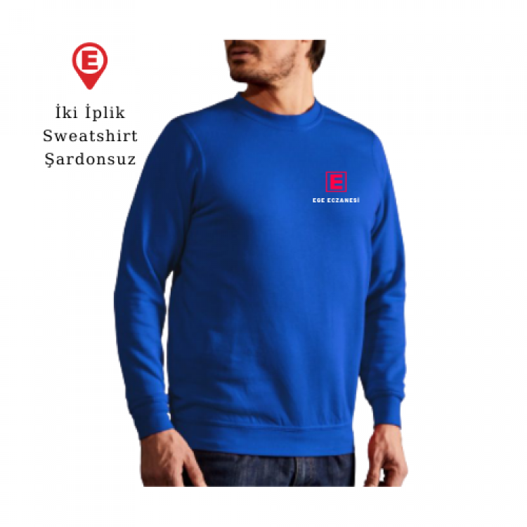 Eczacı Sweatshirt Mavi Unisex Eczacı Sweatshirt Mavi Unisex